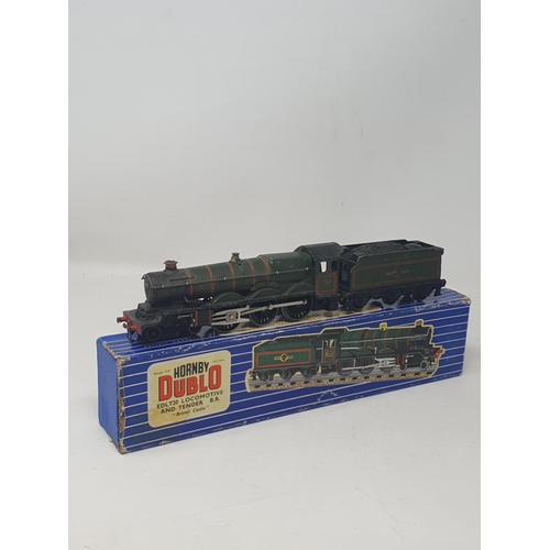 624 - Hornby Dublo EDLT20 'Bristol Castle' Locomotive, boxed (box lid A/F); and a boxed L30 Bo-Bo diesel L... 