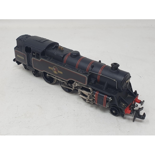 629 - Hornby Dublo 2218 2-6-4T Locomotive, boxed; and 2231 0-8-0 diesel Shunter, boxed