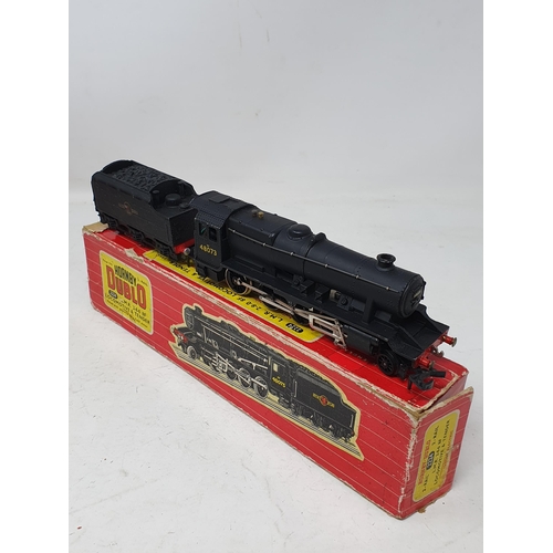 632 - Hornby Dublo 2224 8F 2-8-0 Locomotive, box lid A/F; and a Hornby Dublo 3-rail 8F 2-8-0 Locomotive, i... 