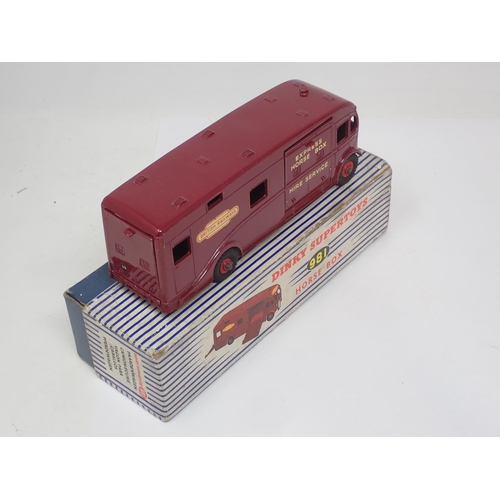 64 - A boxed Dinky Toys No.981 British Railways Horsebox and boxed No.571 Coles Mobile Crane