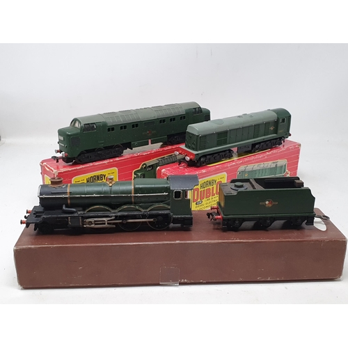 672 - Hornby Dublo 2230 Bo-Bo diesel Locomotive, boxed; Hornby Dublo 2232 Co-Co diesel Locomotive, boxed; ... 