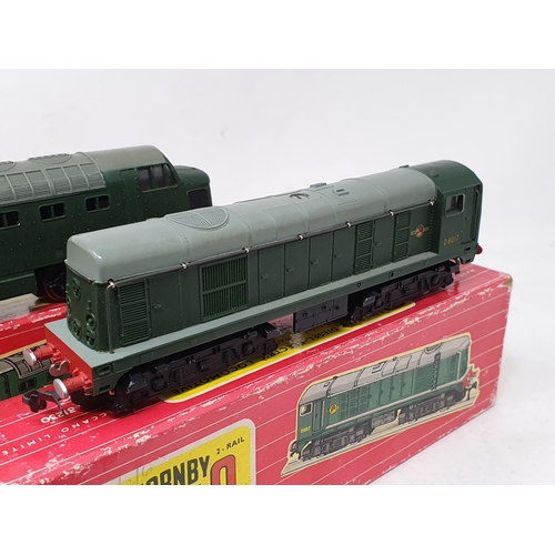 672 - Hornby Dublo 2230 Bo-Bo diesel Locomotive, boxed; Hornby Dublo 2232 Co-Co diesel Locomotive, boxed; ... 