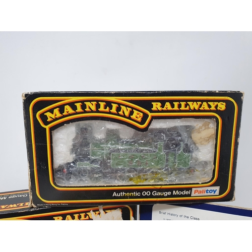 681 - A boxed Airfix 1400 Class 0-4-2 GWR Locomotive, boxed Mainline J72 0-6-0T in BR livery, another in L... 