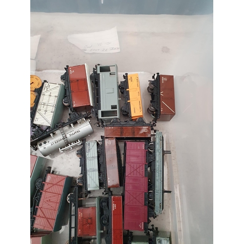 688 - Box containing approximately 40 unboxed Hornby Dublo Wagons