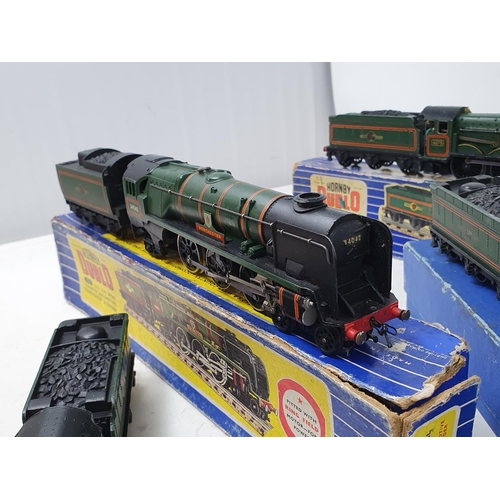 731 - Three part boxed Hornby Dublo 3-rail Locomotives to include 3235 'Dorchester', EDLT20 'Bristol Castl... 