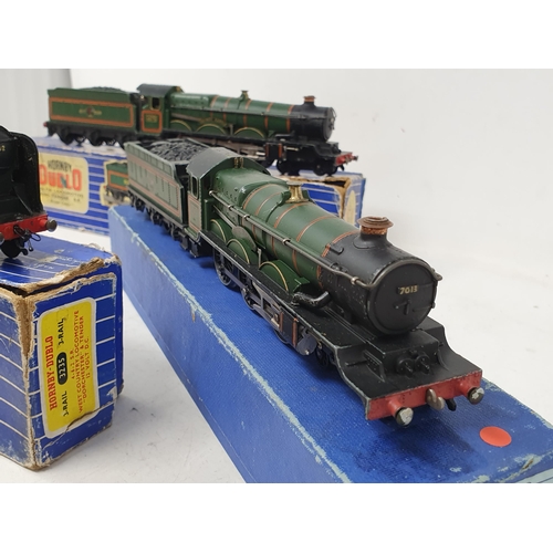 731 - Three part boxed Hornby Dublo 3-rail Locomotives to include 3235 'Dorchester', EDLT20 'Bristol Castl... 