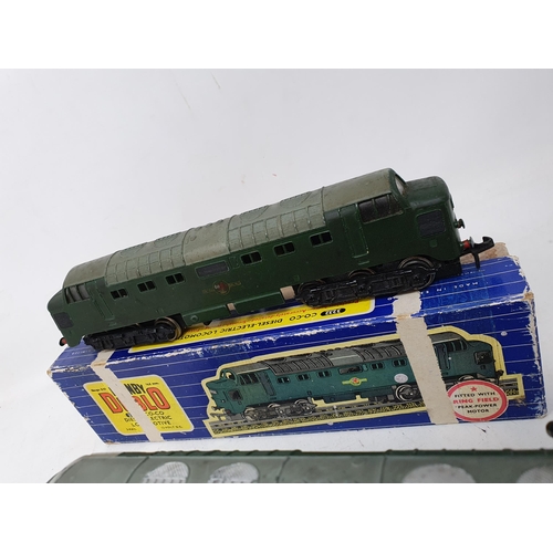 733 - Hornby Dublo 3232 Co-Co diesel Locomotive, boxed; and 3234 'St Paddy', boxed with spare shell