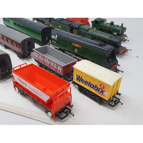 742 - Box of unboxed and damaged Triang and Trix Locomotives and Rolling Stock