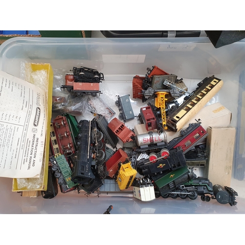 742 - Box of unboxed and damaged Triang and Trix Locomotives and Rolling Stock