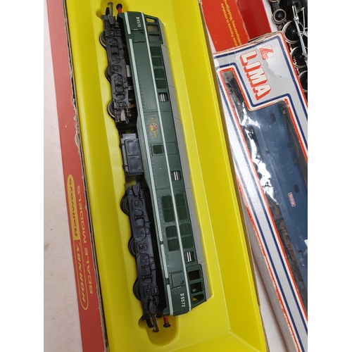 743 - Boxed Hornby 00 gauge R859 Black 5 4-6-0 Locomotive, boxed Hornby R347 diesel Locomotive and a Lima ... 