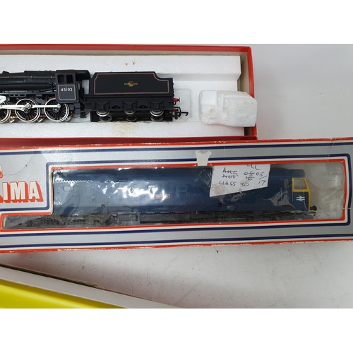 743 - Boxed Hornby 00 gauge R859 Black 5 4-6-0 Locomotive, boxed Hornby R347 diesel Locomotive and a Lima ... 