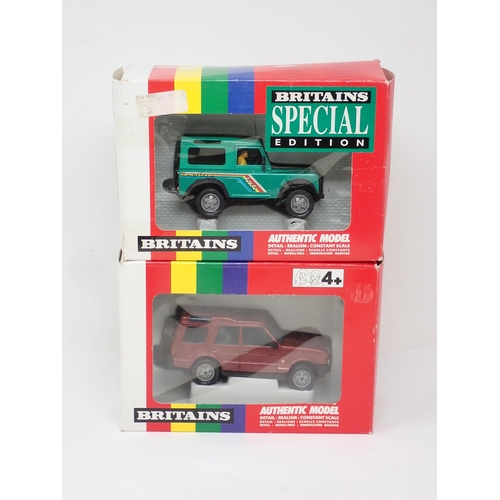 80 - A boxed Britains Special Edition 5946 Land Rover Defender and a boxed 9480 Land Rover Discovery