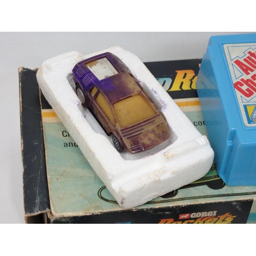 85 - A Corgi Electro Rockets Car and Autocharger, four Scalextric Minis and three Racing Cars A/F