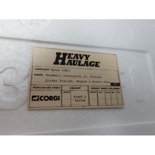 96 - A boxed Corgi Heavy Haulage 18003 Wynns Scammell Set