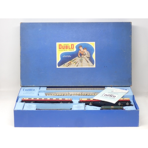 2 - Hornby Dublo rare early boxed EDP12 'Duchess of Montrose' Set. The box is for the use of the EDP2 At... 