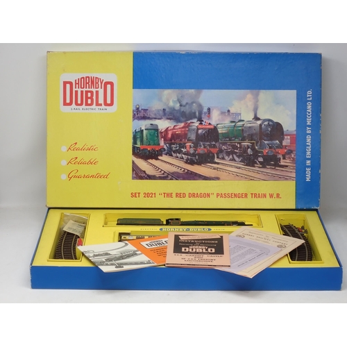 3 - Hornby Dublo 2021 'The Red Dragon' Passenger Set, unused and in mint condition. Box in Ex plus condi... 