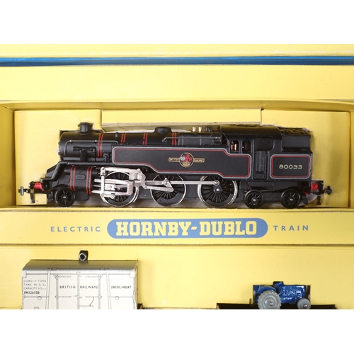 13 - Hornby Dublo 2019 2-6-4 Goods Set in mint condition, has been very lightly run. Early version with m... 