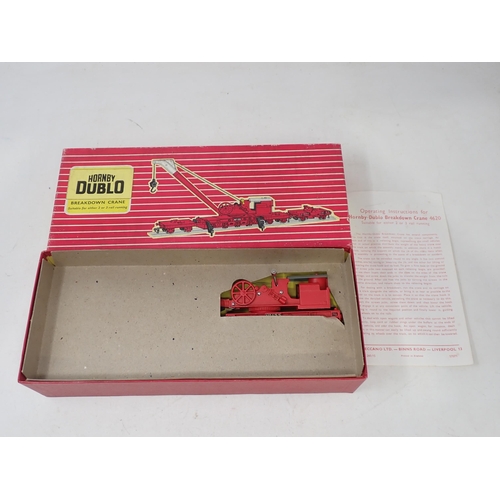 14 - Hornby Dublo rare export 4820 Breakdown Crane, boxed, mint and unused. Box Nr perfect, just very sli... 