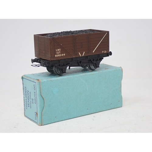 35 - Hornby Dublo pre-war LMS High-sided Wagon, boxed in near mint condition, no fatigue to chassis or wh... 