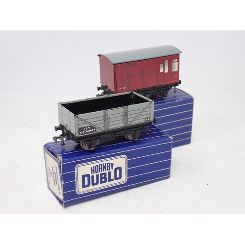 46 - Eight boxed Hornby Dublo 3-rail BR Wagons in mint condition, box in Ex-pus to near perfect condition