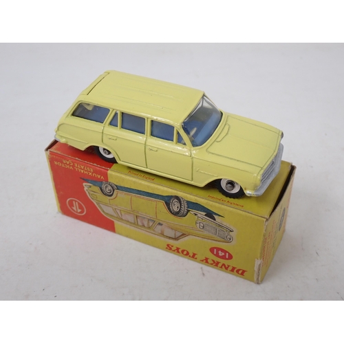 184 - Dinky Toys 141 yellow Vauxhall Victor Estate, boxed