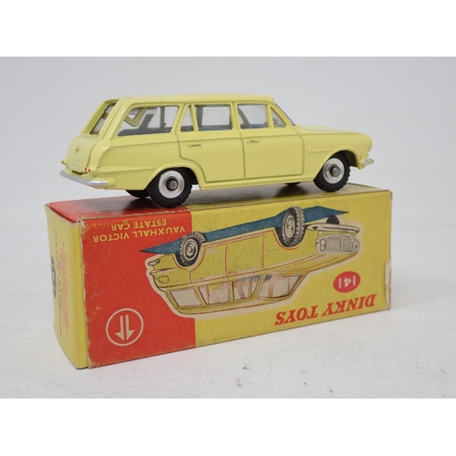 184 - Dinky Toys 141 yellow Vauxhall Victor Estate, boxed