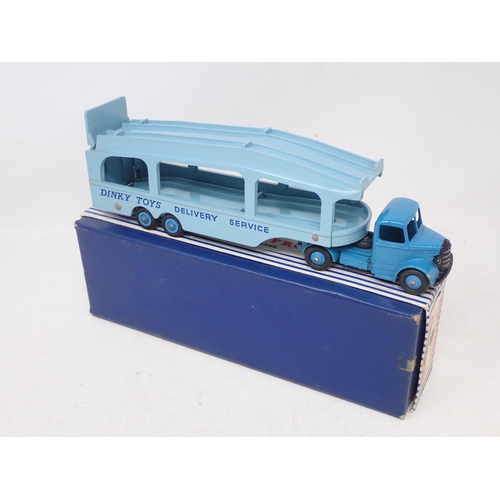 188 - Dinky Toys 982 Pullmore Car Transporter with boxed Loading Ramp and sticker to box, with internal pa... 