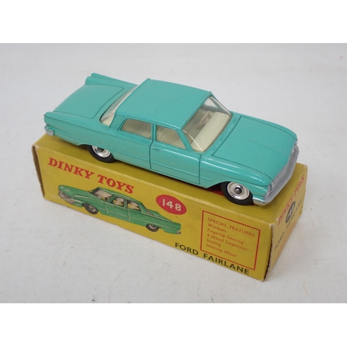 217 - Dinky Toys 148 green Ford Fairlane, boxed