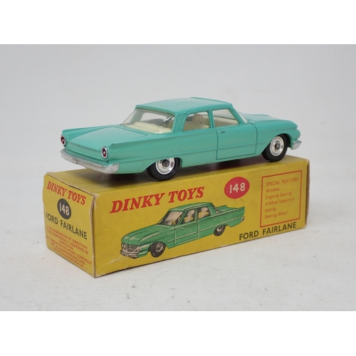 217 - Dinky Toys 148 green Ford Fairlane, boxed