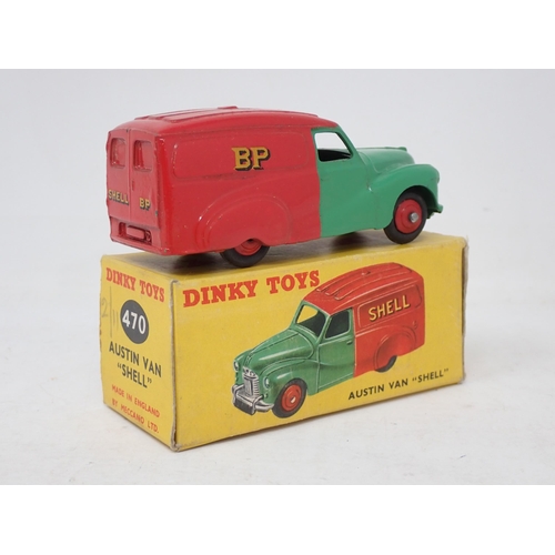 218 - Dinky Toys 470 Austin Van 'Shell', boxed