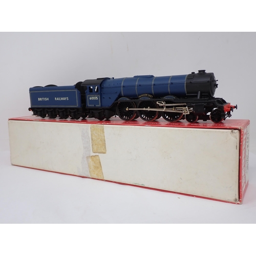 240 - A Wills Finecast 00 gauge kit built LNER A3 Locomotive 'Windsor Lad' No.60035 in BR blue livery with... 