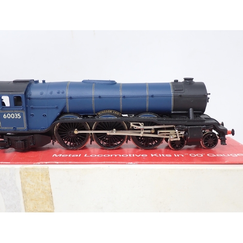 240 - A Wills Finecast 00 gauge kit built LNER A3 Locomotive 'Windsor Lad' No.60035 in BR blue livery with... 