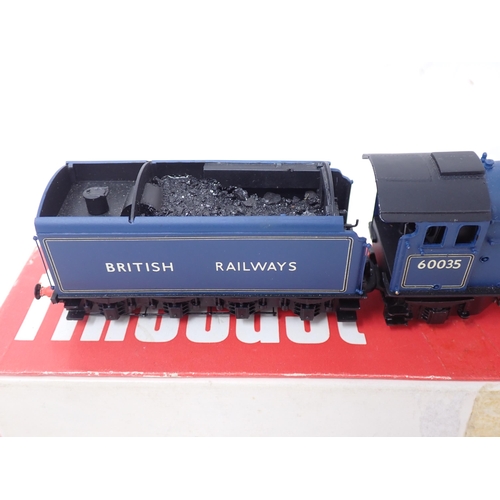 240 - A Wills Finecast 00 gauge kit built LNER A3 Locomotive 'Windsor Lad' No.60035 in BR blue livery with... 