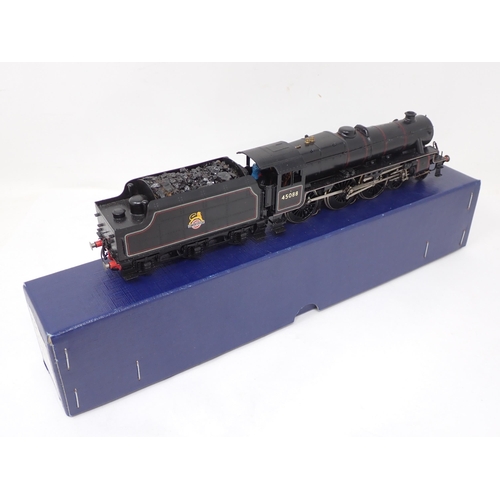 241 - A DJH 00 gauge kit built Class 5MT 4-6-0 Locomotive No.45088 in early emblem BR black livery, with P... 