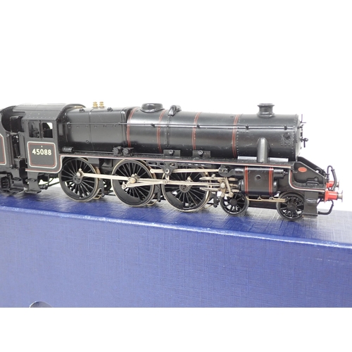 241 - A DJH 00 gauge kit built Class 5MT 4-6-0 Locomotive No.45088 in early emblem BR black livery, with P... 