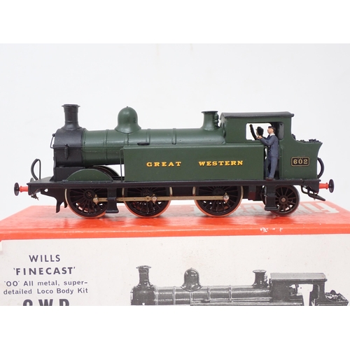 242 - A Wills Finecast 00 gauge kit built GWR 'U1' Class ex Taff Vale finished in Great Western green live... 