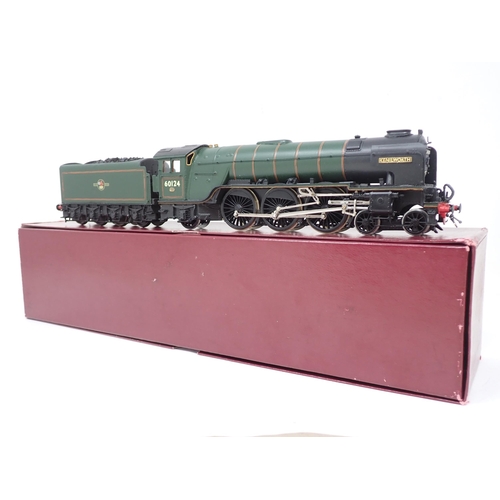 245 - A DJH 00 gauge kit built Peppercorn A1 Class 'Kenilworth' Locomotive No.60124 in late BR emblem BR g... 