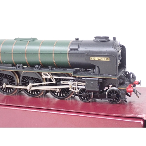 245 - A DJH 00 gauge kit built Peppercorn A1 Class 'Kenilworth' Locomotive No.60124 in late BR emblem BR g... 