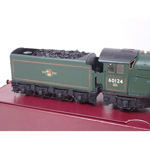 245 - A DJH 00 gauge kit built Peppercorn A1 Class 'Kenilworth' Locomotive No.60124 in late BR emblem BR g... 