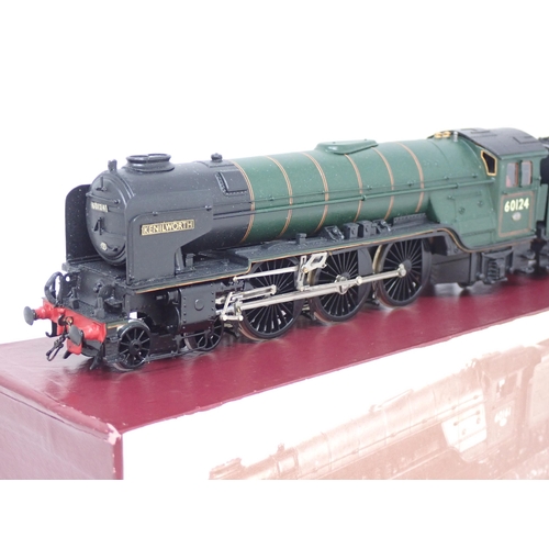 245 - A DJH 00 gauge kit built Peppercorn A1 Class 'Kenilworth' Locomotive No.60124 in late BR emblem BR g... 