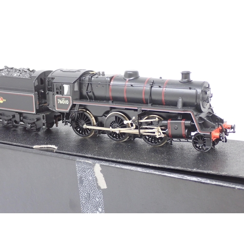 247 - A DJH 00 gauge kit built Standard Class 4 2-6-0 Locomotive No.76010 in late emblem BR livery with Po... 