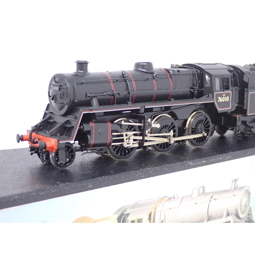 247 - A DJH 00 gauge kit built Standard Class 4 2-6-0 Locomotive No.76010 in late emblem BR livery with Po... 