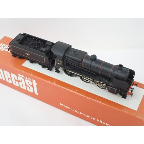 249 - A Wills Finecast 00 gauge kit built Maunsell 'LL' Class Locomotive No.31621 in late emblem BR livery... 