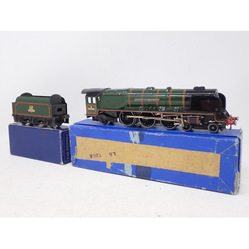 251 - Hornby Dublo EDL12 gloss 'Duchess of Montrose'. Model near mint, box has been used for a factory rep... 