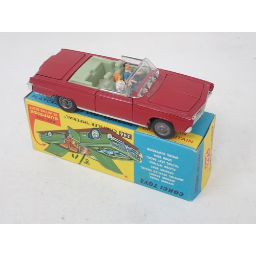 266 - Corgi Toys 246 red Chrysler Imperial, boxed