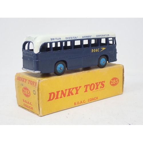 278 - Dinky Toys 283 B.O.A.C. Coach, boxed