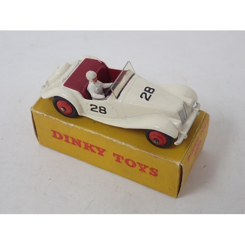 281 - Dinky Toys 108 white MG Midget Sports, boxed