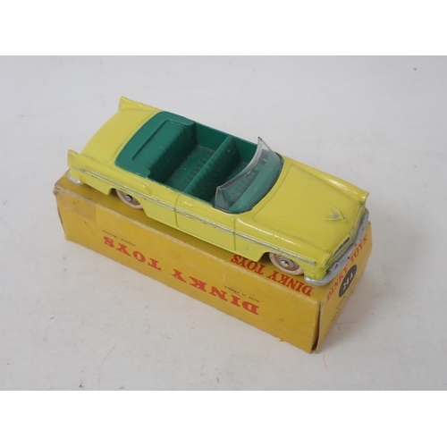 283 - French Dinky Toys 24A yellow Chrysler 'New Yorker' 1955, boxed