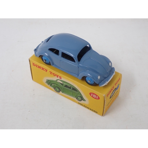 290 - Dinky Toys 181 Volkswagen in RAF blue, boxed