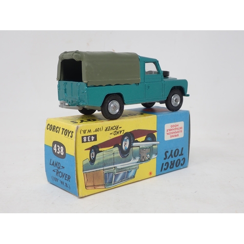 299 - Corgi Toys 438 metallic green Land Rover 109, boxed